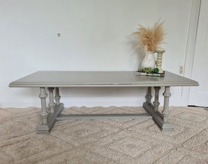 Large Linen Coffee Table