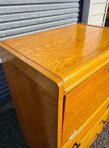 Blonde Oak Drinks Cabinet